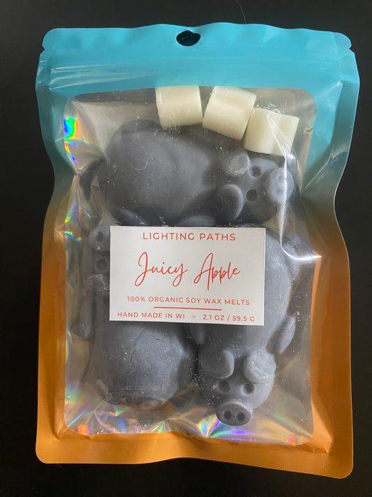 Juicy Apple - Big pigs (gray) & white hearts