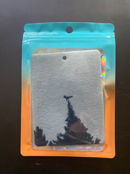 Air Fresheners - Yellowstone Nat'l Park - Bird Landing on Treetop