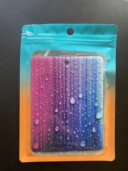 Air Fresheners - Pink/blue raindrops